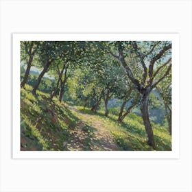 Path Through The Trees 4 Art Print