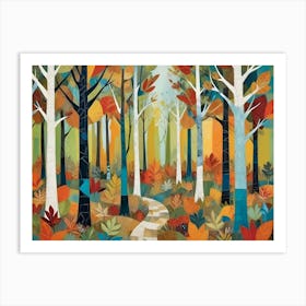 Forest Path Art Print