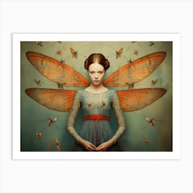 Fluttering Wings Art Print