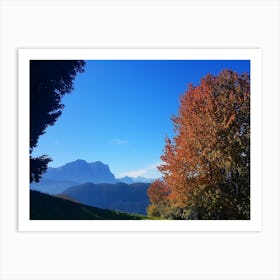 Autumn In The Mountains 1 Art Print