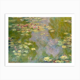 Waterlilies 1916, Claude Monet Art Print