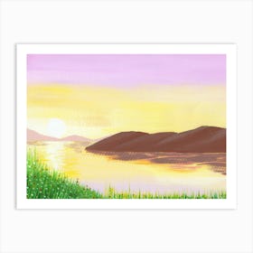 Summer dawn Art Print