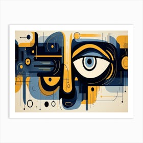 Abstract Eye 4 Art Print