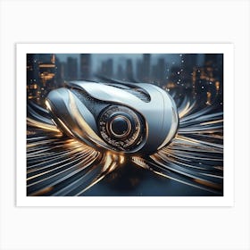 Futuristic 3d Design Art Print