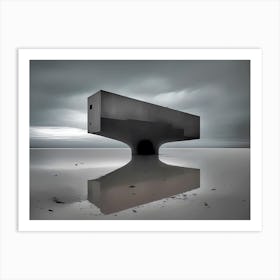 House In The Water 1 Art Print