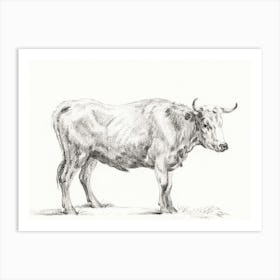 Standing Bull 1, Jean Bernard Art Print