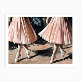 Ballerinas 2 Art Print