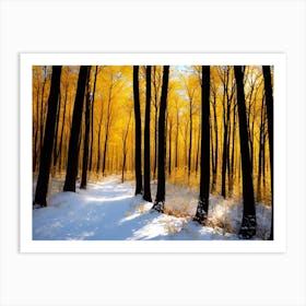 Autumn Forest 53 Art Print