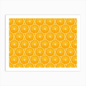 Orange Slices Art Print