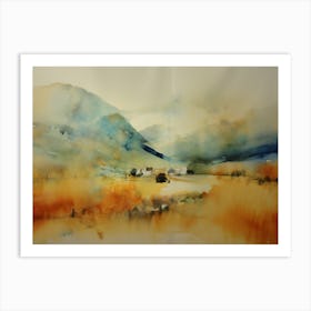 Wales Landscape Art Print