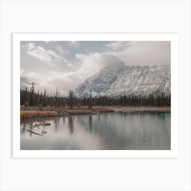 Winter Forest River Art Print