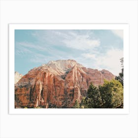 Utah Desert Mountains Art Print