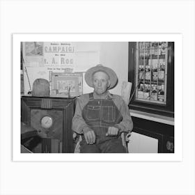 Owner Of Liquor Store, Costilla, New Mexico By Russell Lee Art Print