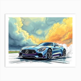 Mercedes Amg 5 Art Print