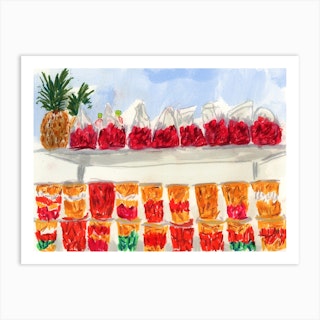 Las Frutas Art Print