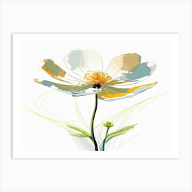 White Flower 2 Art Print