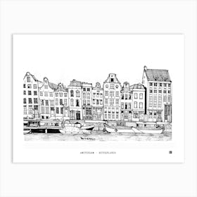 Amsterdam Cityscape Netherlands Art Print