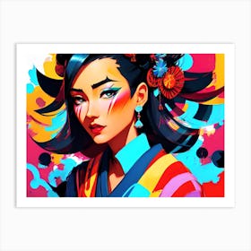 Asian Girl 16 Art Print