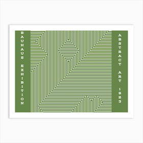 Abstract Exhibition Art Print