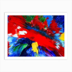 Acrylic Extruded Painting 36 Art Print