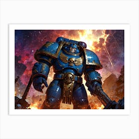 Space Marine 3 Art Print