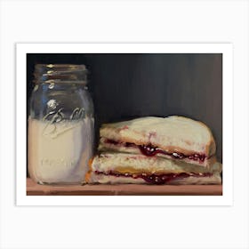 Milk And Jelly Art Print