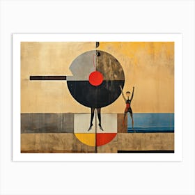 Abstract Illustration Of A Woman And The Cosmos 11 Art Print