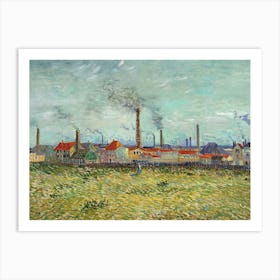 Factory By Vincent Van Gogh Art Print