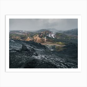 Landscapes Raw 17 Fjallabak (Iceland) Art Print