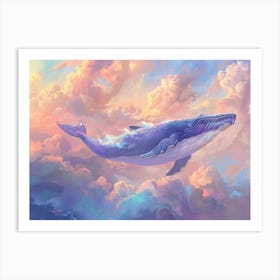 Whale In The Sky Art Print