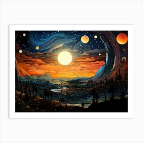 Night Sky 1 Art Print