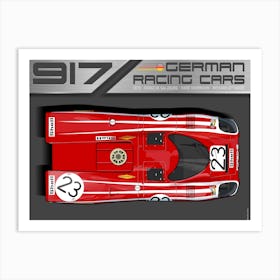 Porsche 917 Salzburg No. 23 1 Art Print