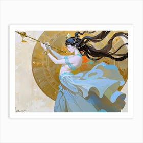 Goddess Of The Wind Art Print