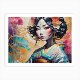 Geisha 4 Art Print