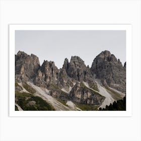 Towering Mountains In Austria Art Print