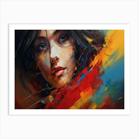 Portrait Of A Woman 7 Art Print