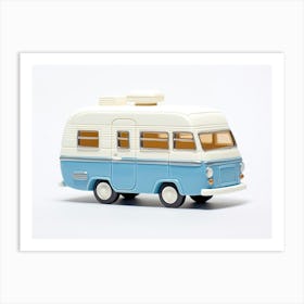 Toy Car Blue Camper 1 Art Print