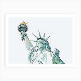 Statue Of Liberty 3 Art Print