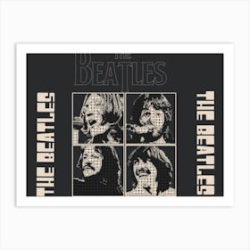 The Beatles Let It Be Poster Minimalist Art Print