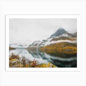 Norway Winter Scenery Art Print