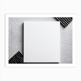 Blank White Paper Art Print