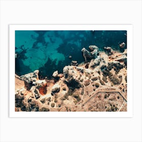 Rocky Coast Line Lagos Art Print