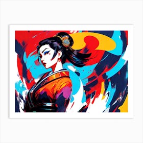 Asian Woman 13 Art Print