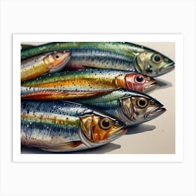 Sardines 5 Art Print