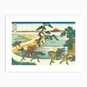 Village Of Sekiya At Sumida River Art Print