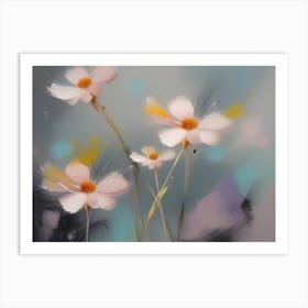 Abstract Flowers 10 Art Print