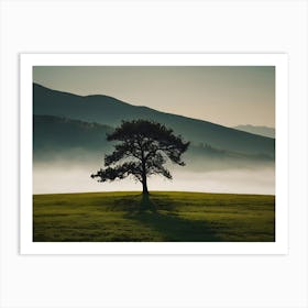 Lone Tree 4 Art Print