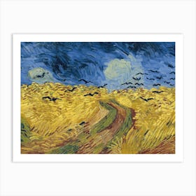 Van Gogh - Wheatfield With Crows Art Print