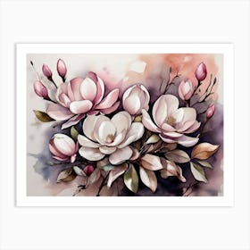 Magnolia In Bloom Art Print