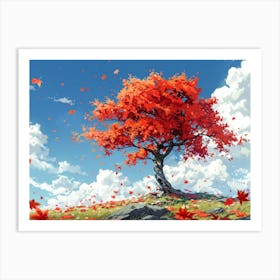 Autumn Tree 3 Art Print